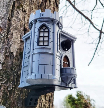 Castle Birdhouse | Whimsical PETG Garden Decor (22x21x21 cm)