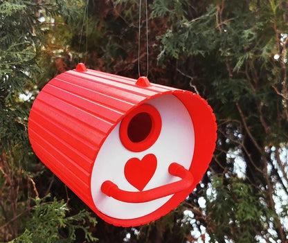 Whimsical Classic Birdhouse | PETG Garden Decor (13 x 13 x 17 cm)