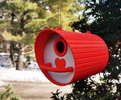 Whimsical Classic Birdhouse | PETG Garden Decor (13 x 13 x 17 cm)