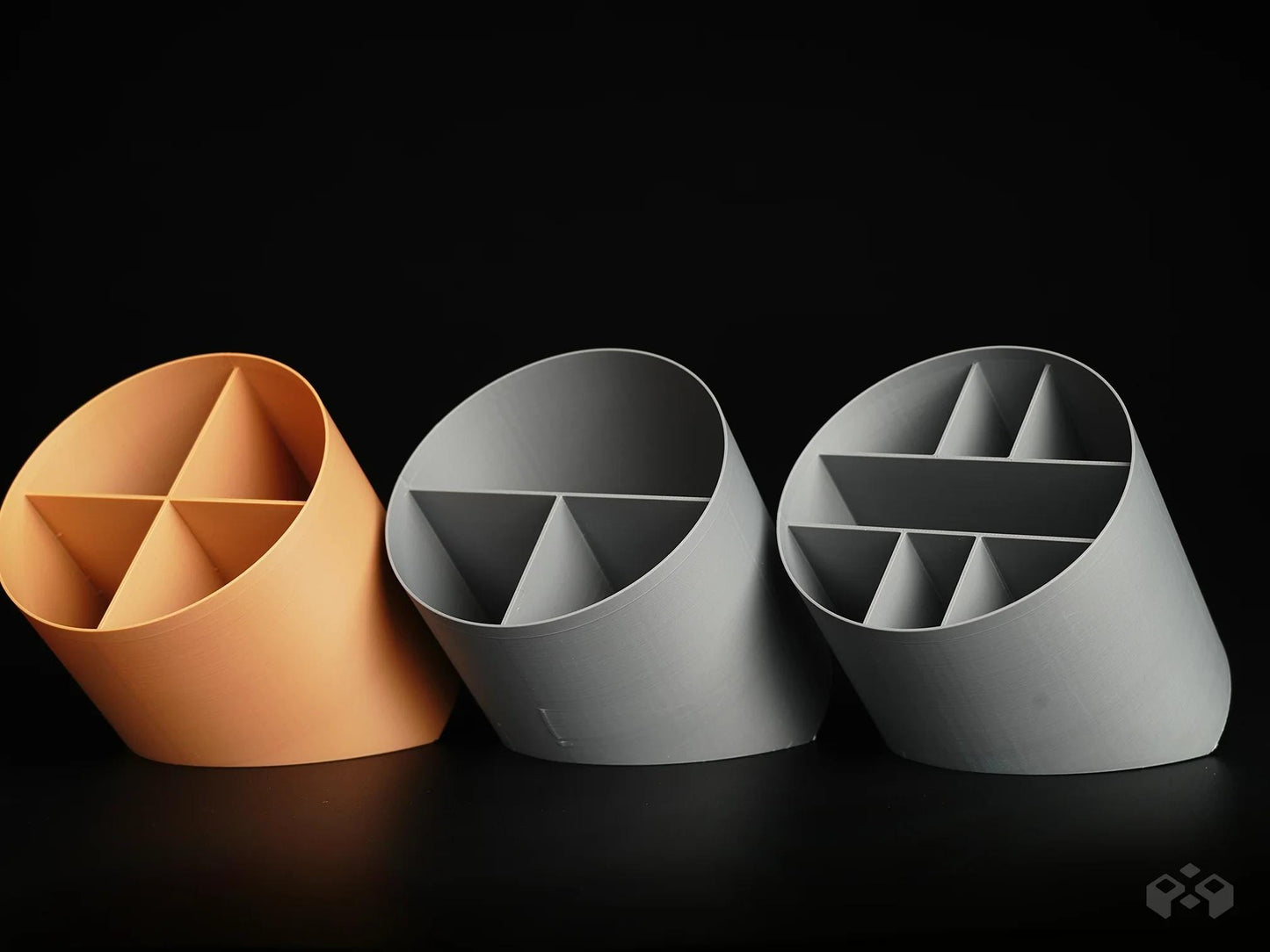 Asanoha Pen Holder - Desk Organizer | 5 Internal Layout Options