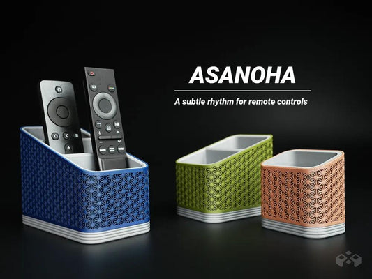 Asanoha Remote Control Holder (1/2/3 Slots)