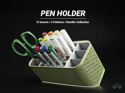 Asanoha Pen Holder - Modular