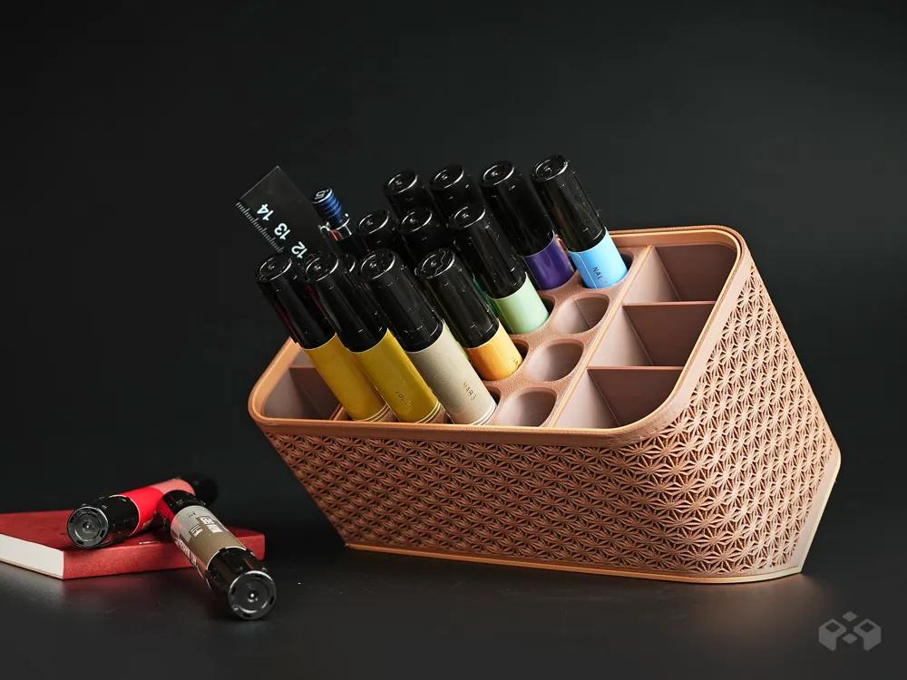 Asanoha Pen Holder - Modular