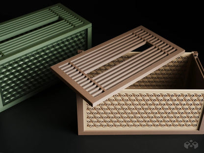 Asanoha Tissue Dispenser - Rectangular