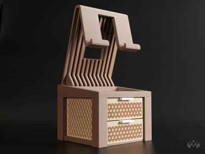 iPad Stand Riser with Kumiko Drawer