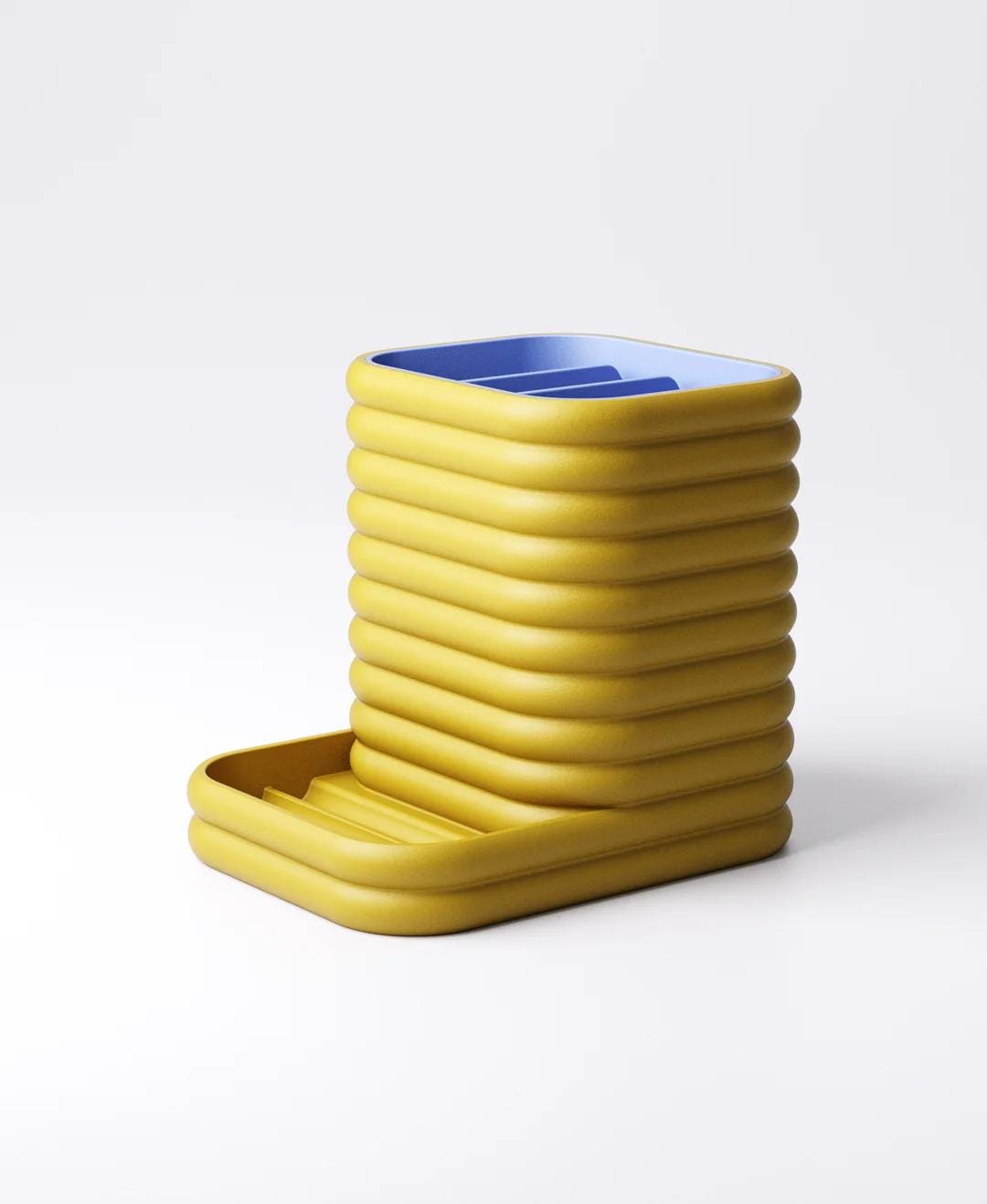 Phone Holder Desk Organiser - Complete Set with 3 Inserts | Modern Workspace Storage