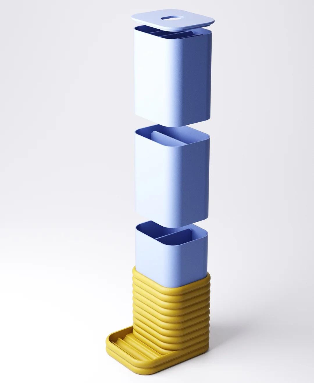 Phone Holder Desk Organiser - Complete Set with 3 Inserts | Modern Workspace Storage
