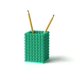 Modern Desk Organizer – Pencil & Pen Holder – Lattice (Pen%20Holder 1274556)