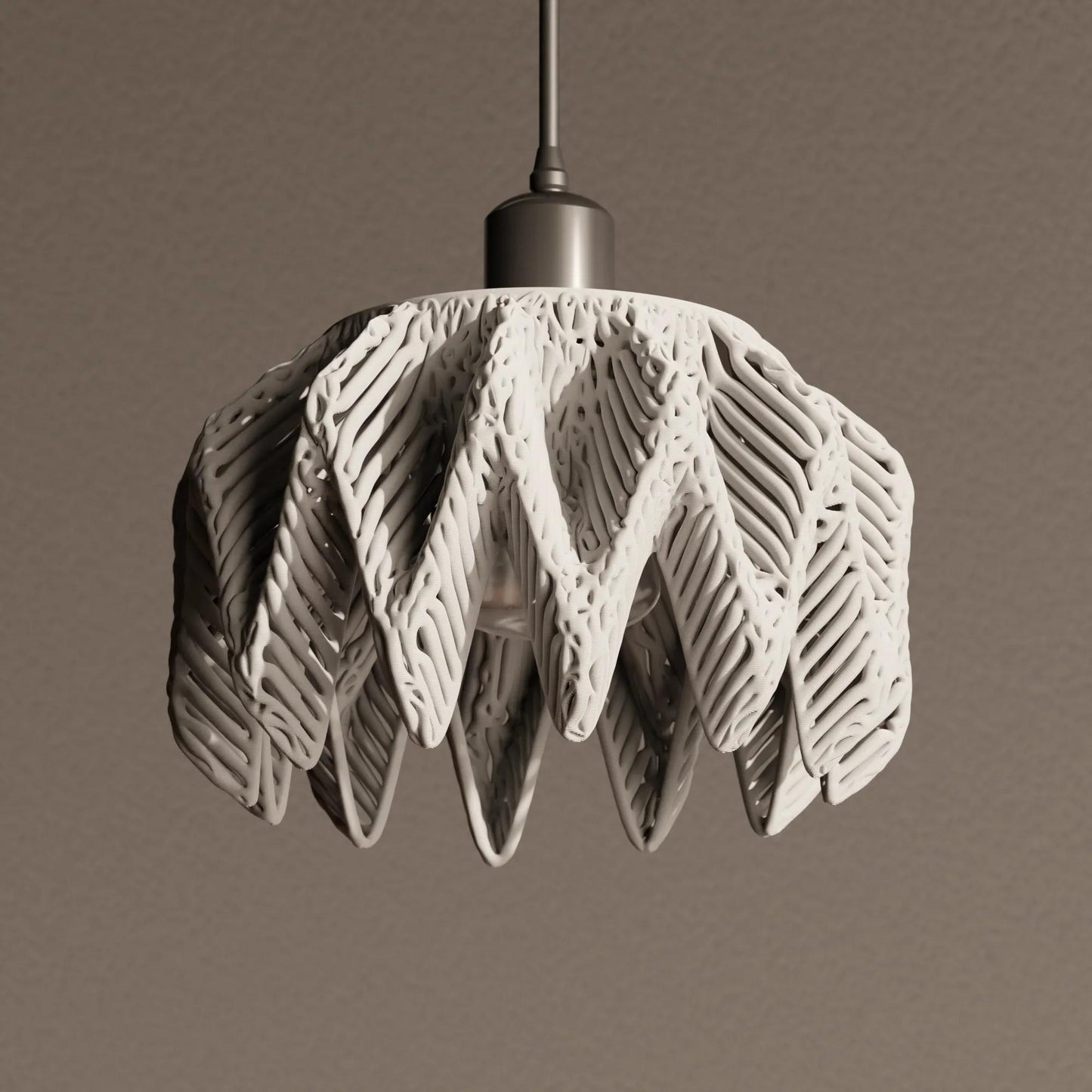 Ripple Lamp Shade – Sculptural Pendant Shade | Ceiling lamp – Ceiling