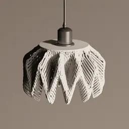 Ripple Lamp Shade – Sculptural Pendant Shade | Ceiling lamp – Ceiling