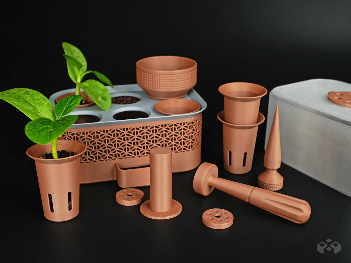 Self‑Watering Seed Starter - Modular Grow Kit