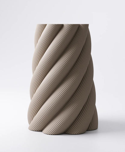 Spiral Vase - Bold Wide Spiral Design | 14×14×19 cm