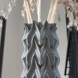 Modern Vase – Sculptural Modern Vase – Flames