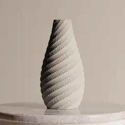Twisted Vase – Sculptural Modern Vase – Simple