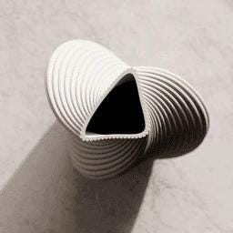 Ripple Vase – Sculptural Modern Vase – Elevate (Vase 1348097)