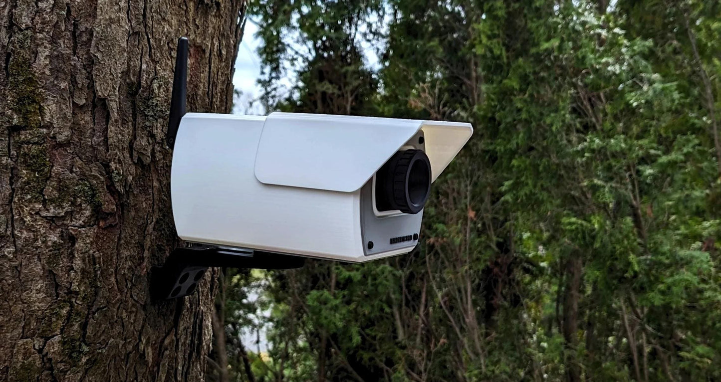 Security Camera Birdhouse - 15 × 22 × 14 cm - Novelty Outdoor Bird House