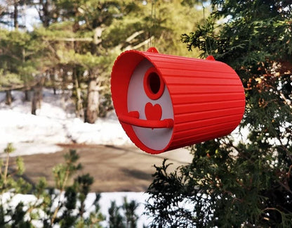 Whimsical Classic Birdhouse | PETG Garden Decor (13 x 13 x 17 cm)