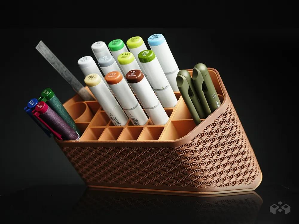 Asanoha Pen Holder - Desk Organizer