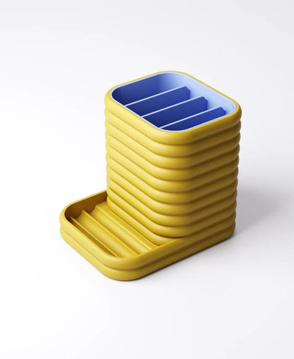 Phone Holder Desk Organiser - Complete Set with 3 Inserts | Modern Workspace Storage