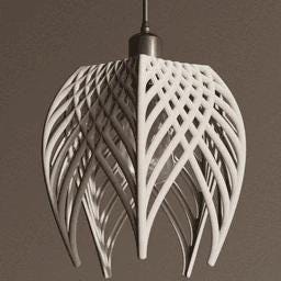 Ripple Lamp Shade – Sculptural Pendant Shade | Celing lamp