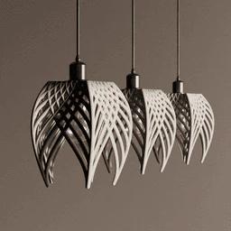 Ripple Lamp Shade – Sculptural Pendant Shade | Celing lamp