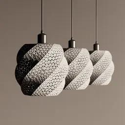 Ripple Lamp Shade – Sculptural Pendant Shade | Ceiling lamp – Ceiling (Ceiling%20Lamp 1361305)