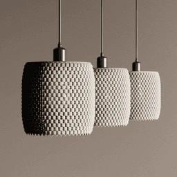 Modern Lamp Shade – Sculptural Pendant Shade | Ceiling lamp – Ceiling
