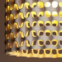 Modern Lamp Shade – Sculptural Pendant Shade | Ceiling lamp shade for E27 lightbulb