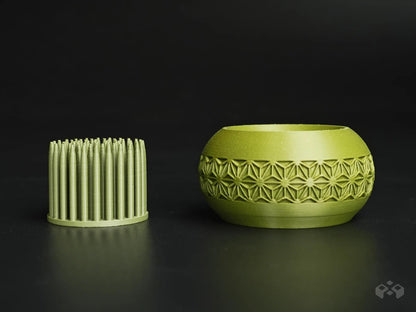 Mini Kenzan Flower Frog - Ikebana Desktop Vase