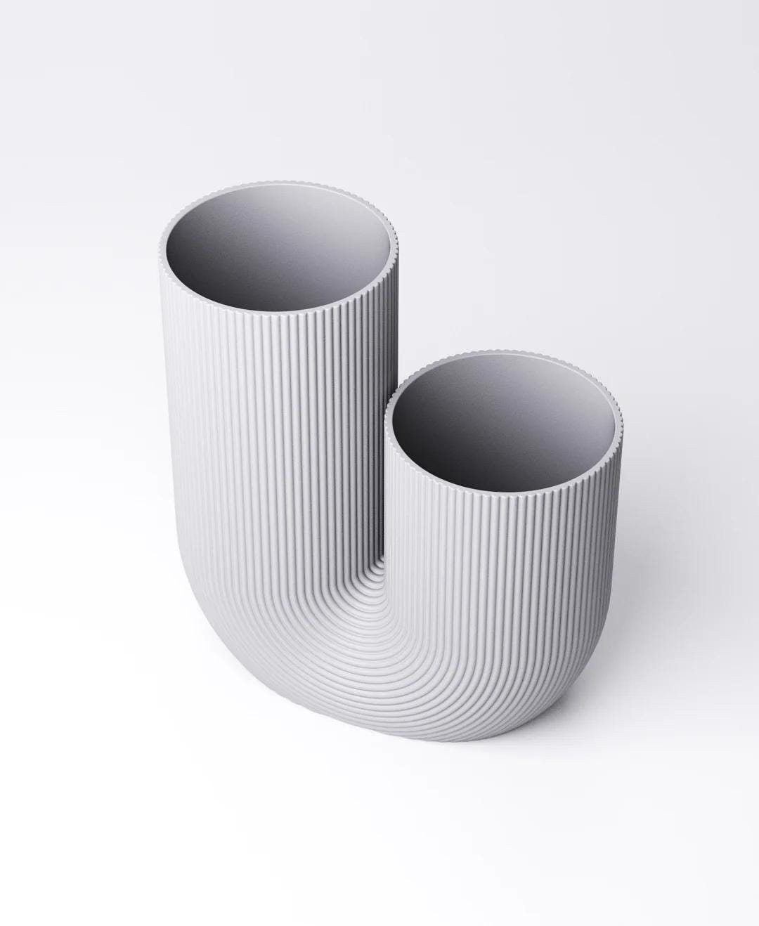Double Vase - Large Symmetrical or Asymmetrical | 17×9×18 cm