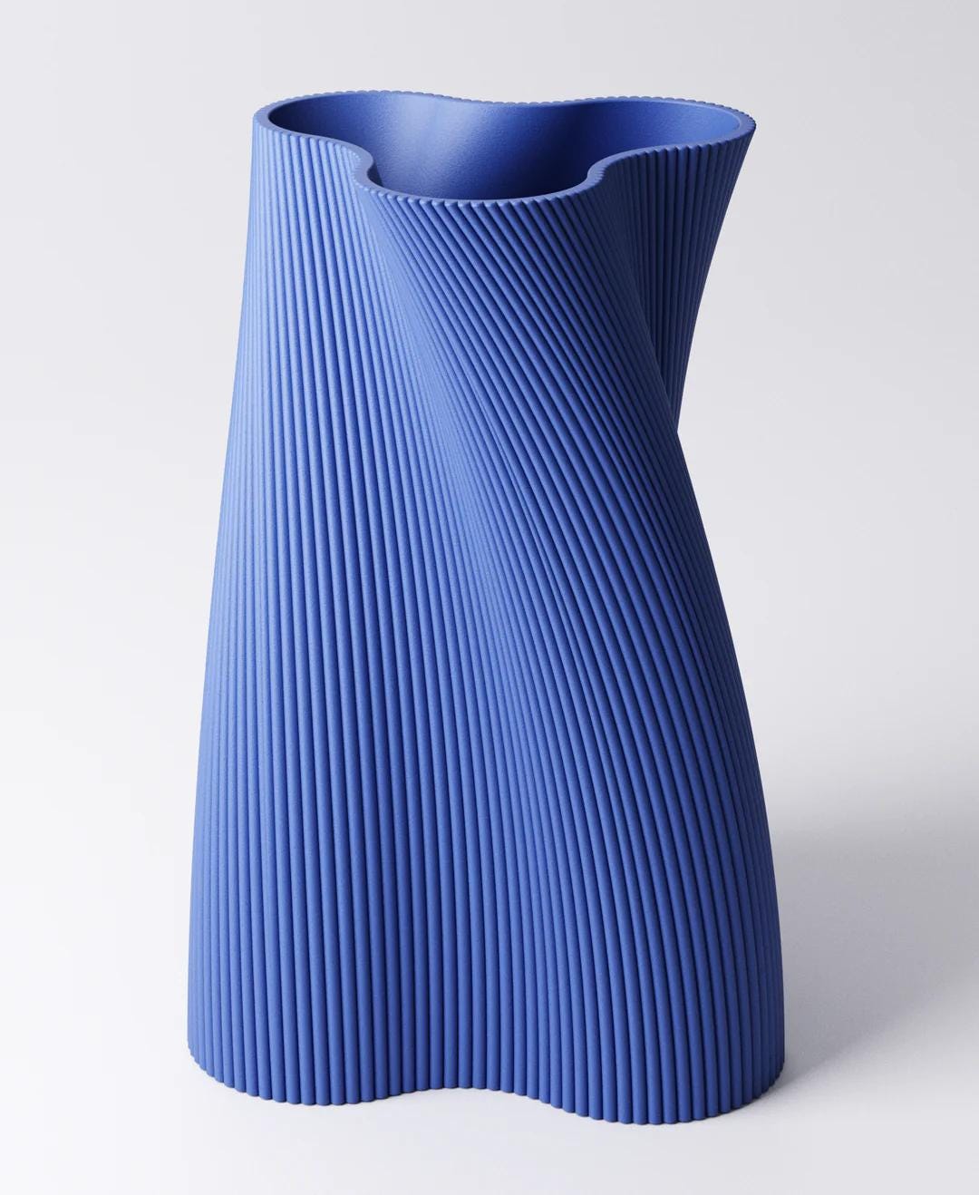 Ripple Vase - Gentle Wave Design | 12×12×14 cm