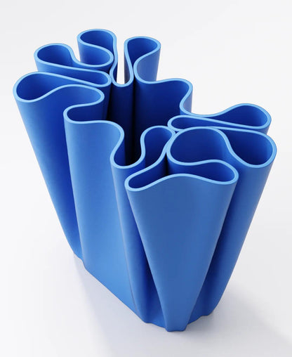 Fold Vase - Sculptural Flow Design | 22×17×20 cm