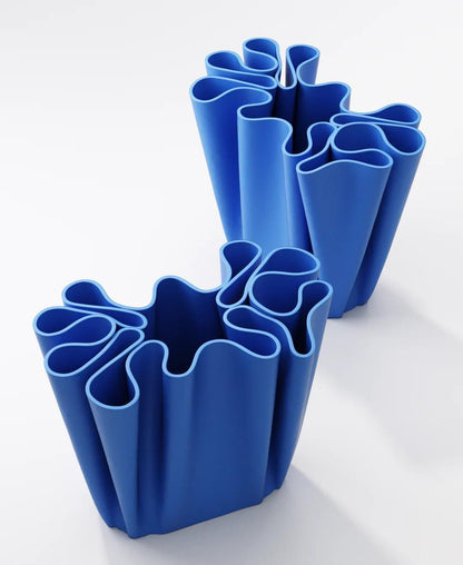 Fold Vase - Sculptural Flow Design | 22×17×20 cm