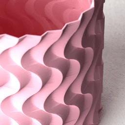 Modern Vase – Sculptural Modern Vase | Pen holder – Wavy