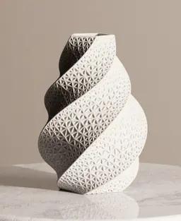 Twisted Vase – Sculptural Modern Vase – Twisted