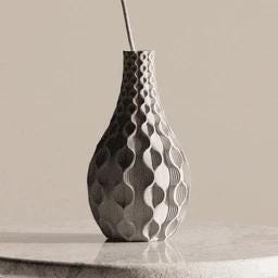 Modern Vase – Sculptural Modern Vase – Dried