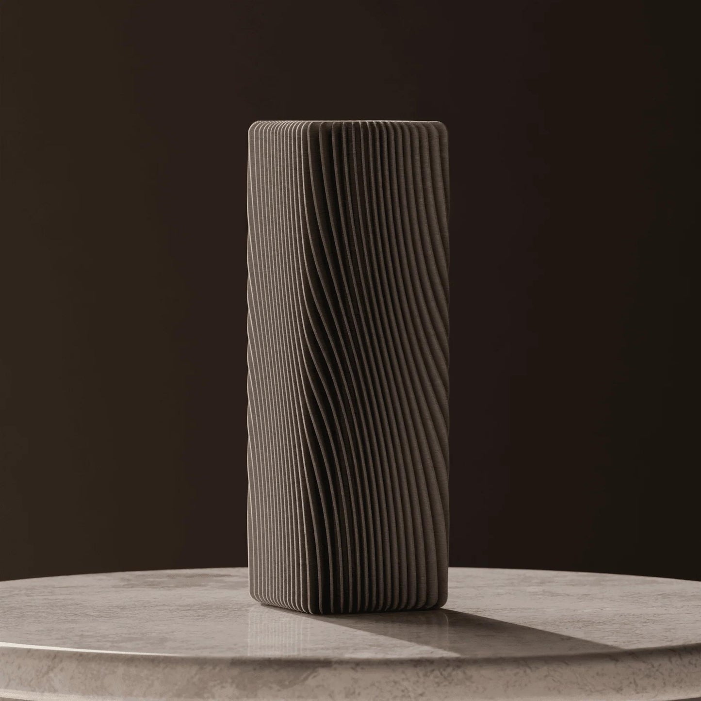 Ripple Vase – Sculptural Modern Vase – Elevate