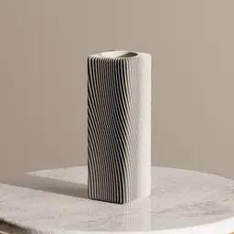 Ripple Vase – Sculptural Modern Vase – Elevate
