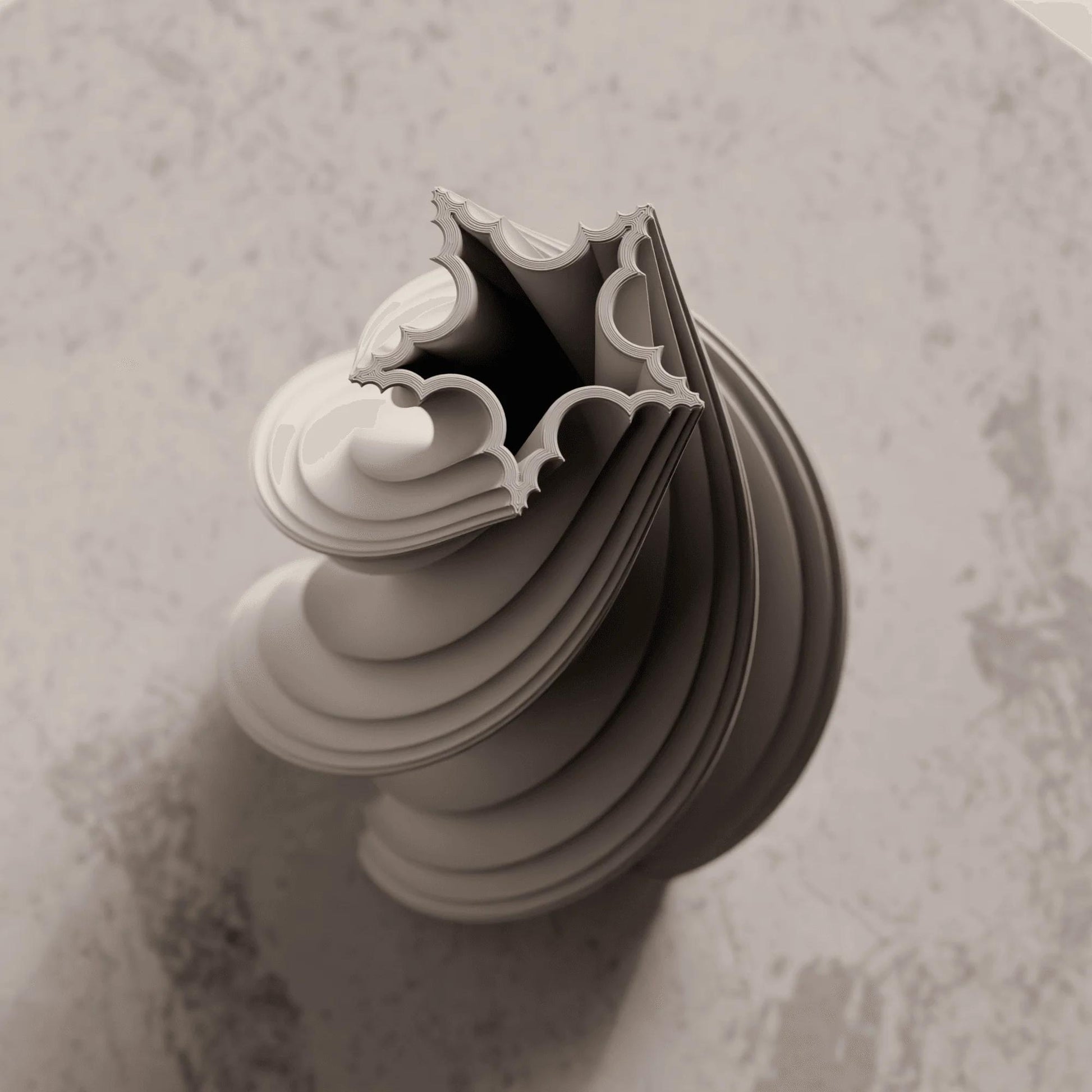 Twisted Vase – Sculptural Modern Vase – Aesthetically