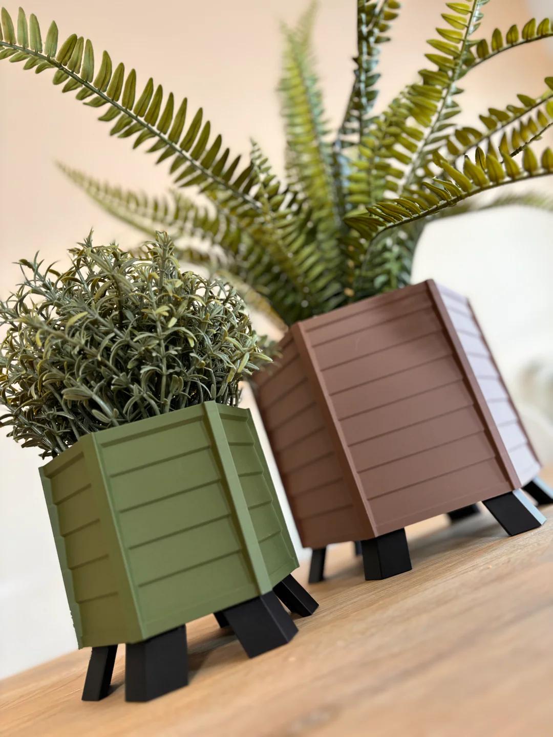 Hexagonal Planter - Rebate Planks | Small, Medium, Large or Set of 3 | Whimsical Garden Gift