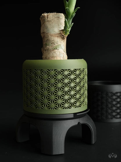Kumiko Bonsai Planter with Legs