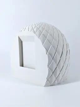Blossomscale Wall Planter - Japandi Minimalist Wall-Mounted Plant Pot | Sculptural Indoor Décor with Mounting Block & Hardware