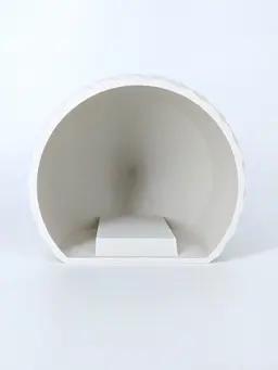 Blossomscale Wall Planter - Japandi Minimalist Wall-Mounted Plant Pot | Sculptural Indoor Décor with Mounting Block & Hardware