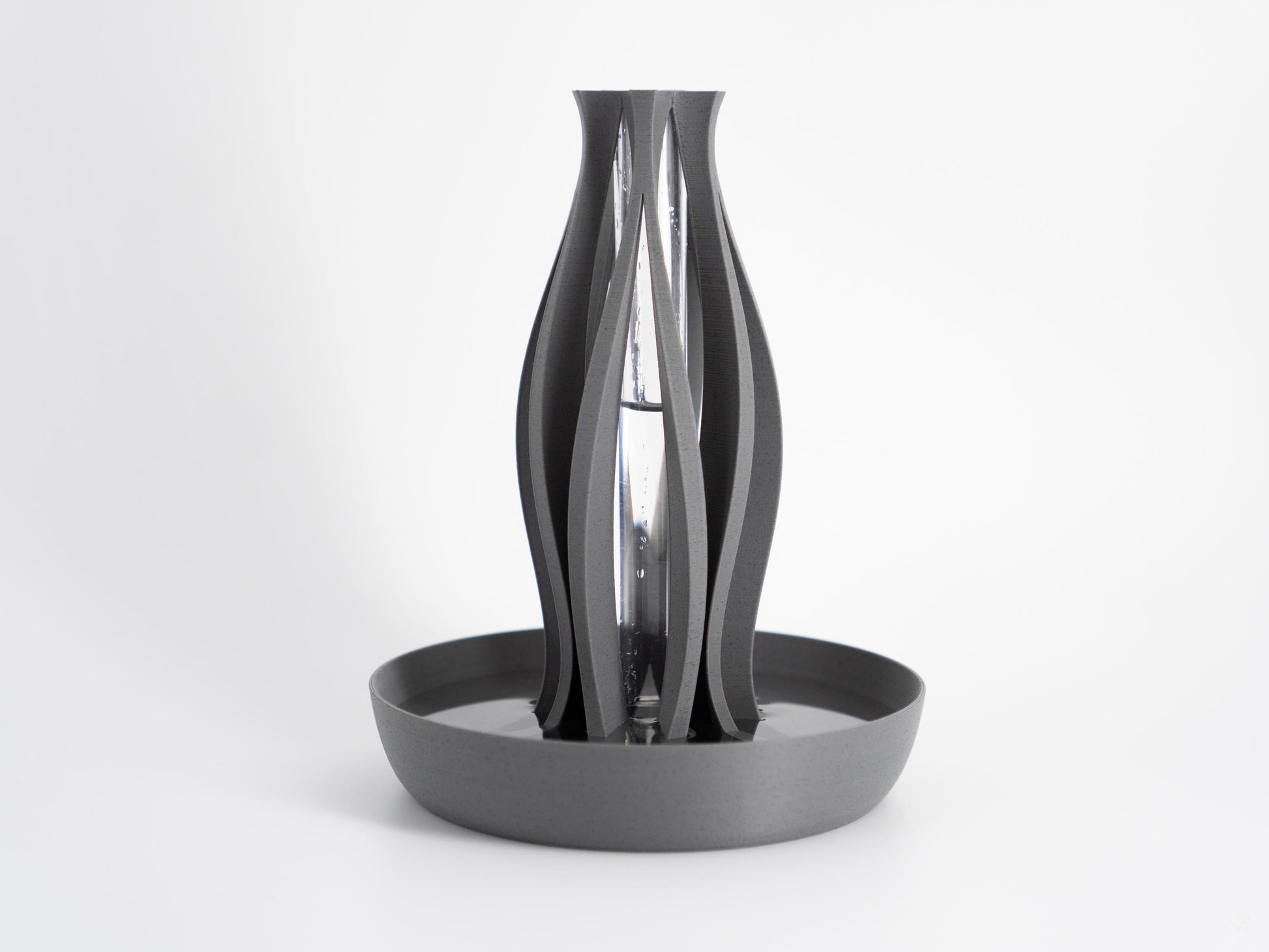 Emberflare Propagation Vase - Japandi Minimalist Artistic Vessel | Contemporary Test Tube Vase with Included 2 cm Propagation Tube