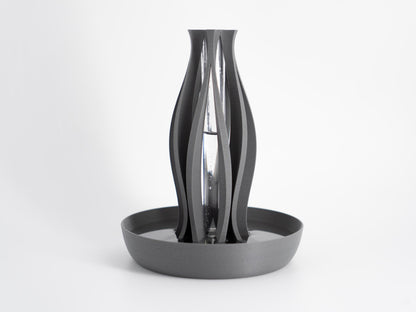 Emberflare Propagation Vase - Japandi Minimalist Artistic Vessel | Contemporary Test Tube Vase with Included 2 cm Propagation Tube