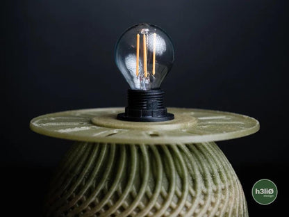 Umber Modular Table Lamp with Interchangeable Shade | Modern Ambient Lighting - Modular Table Lamp - Adjustable Lighting