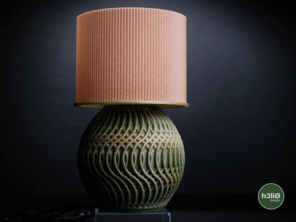 Umber Modular Table Lamp with Interchangeable Shade | Modern Ambient Lighting - Modular Table Lamp - Adjustable Lighting