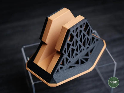 Rift Vertical Laptop Stand with Modular Gap Inserts | Compact Desk Storage - Modular Laptop Stand - Compact Desk Organizer