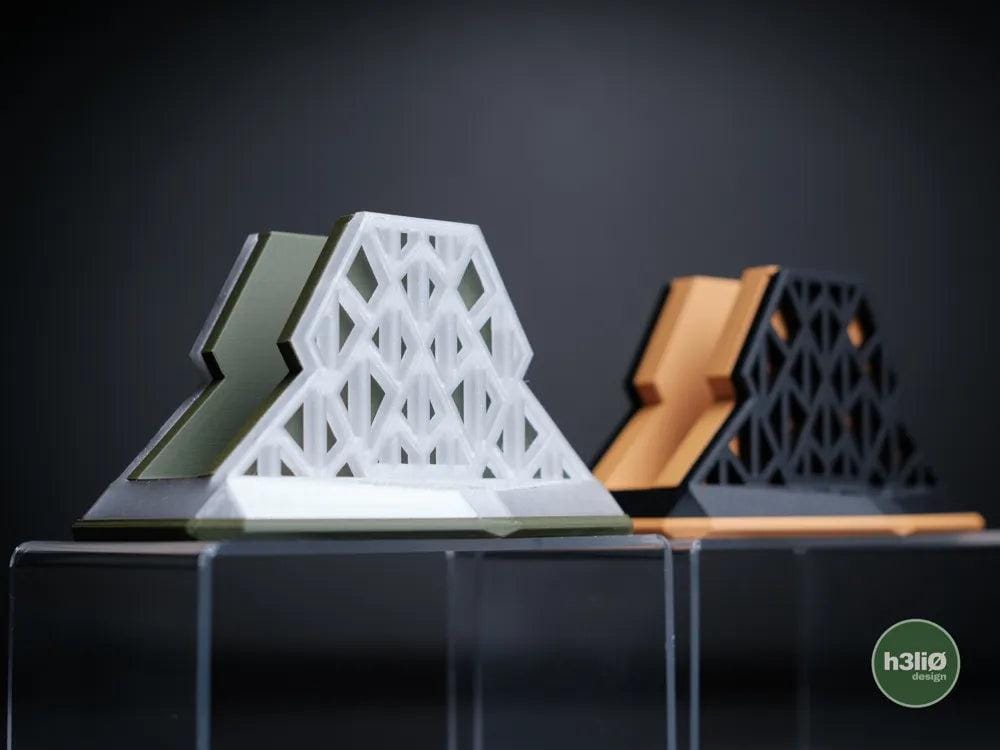 Rift Vertical Laptop Stand with Modular Gap Inserts | Compact Desk Storage - Modular Laptop Stand - Compact Desk Organizer