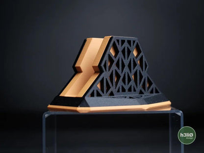 Rift Vertical Laptop Stand with Modular Gap Inserts | Compact Desk Storage - Modular Laptop Stand - Compact Desk Organizer